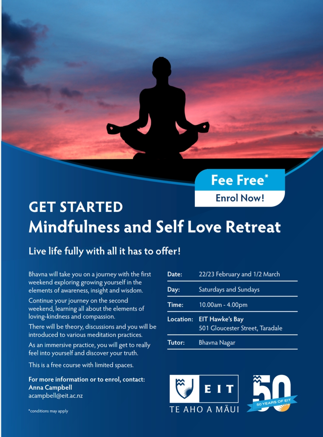 EIT - ACE course - FREE mindfulness